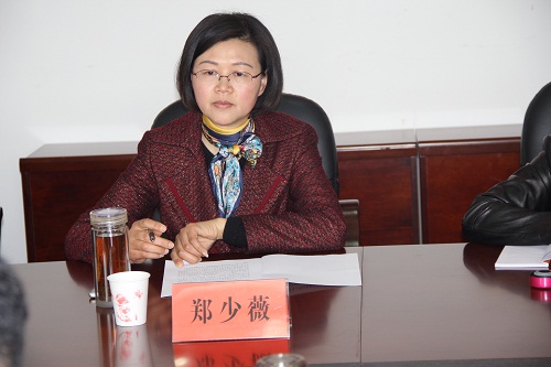 市人大常委会副主任郑少薇