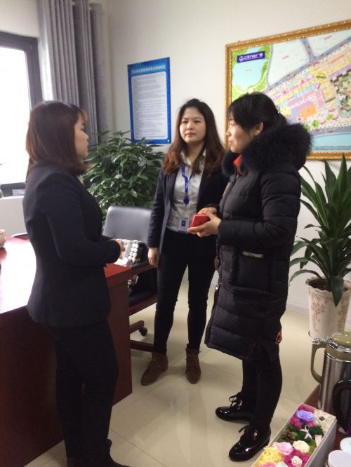 到选区单位调研（万达商管）