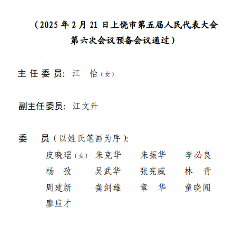 议案审查委员会名单